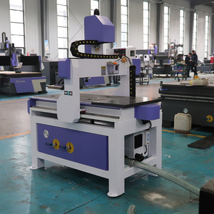 6090小型台式数控主轴雕刻机玉石模具模板石胶木双色板雕刻机 - Product Image 4