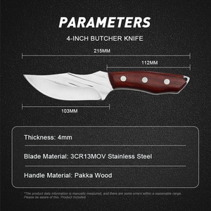 Razor <strong>sharp</strong> Stainless Steel Chef Cleaver Meat Knife for Butcher Knife