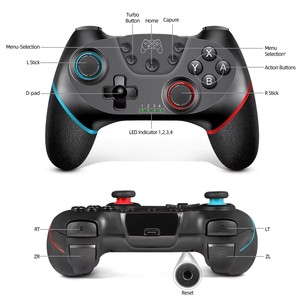 Gran oferta de Gamepad inalámbrico Compatible con Switch/Switch Lite/Switch OLED Características del motor de vibración remota para el controlador del interruptor - Product Image 6