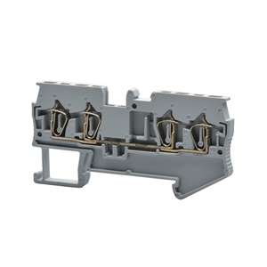 UTL UL,CE,TUV 1,5mm QUATTRO Conexión de jaula de resorte de alimentación Conector de bloque de terminales de carril Din - Product Image 4