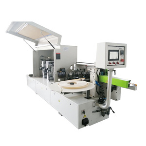 Yarı otomatik ahşap kenar bantlama makinesi yapıştırma ile, uç kesme, güzel süsleme, hurda ve parlatma - Product Image 1