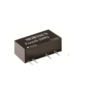 Mornsun-Convertidor de DC-DC, convertidor de F1515S-3WR2 de voltaje de entrada fija, salida única no regulada, aislado, 15V, 3W - Product Image 3