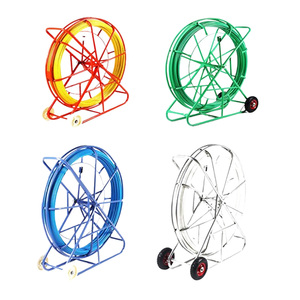 Length Fiberglass Snake Cable Duct Rodder Electrical Puller <strong>Wire</strong> Rodder Cable Laying Tools Fiberglass Push <strong>Pull</strong> Rod