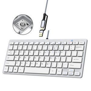 Buen precio 78 teclas de tijeras teclado con cable para computadora tableta
