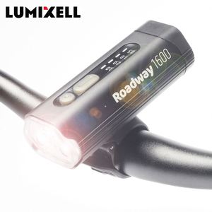 Faro recargable por USB para bicicleta, luz superpotente de 1600 lúmenes