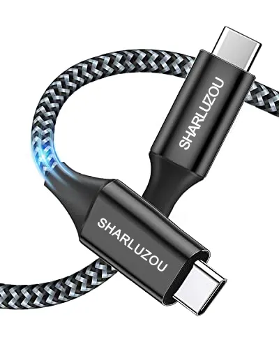 USB-кабель SHARLUZOU 4/кабель Thunderbolt 4 3,3 футов (около 1 метра) 40 GPS 8K видео и зарядный кабель 100 Вт