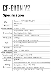 Venta caliente 9dBi Antena interna IEEE802.11b/G/n 2,4 GHz 300Mbps Puente inalámbrico para comunicación y redes - Product Image 6