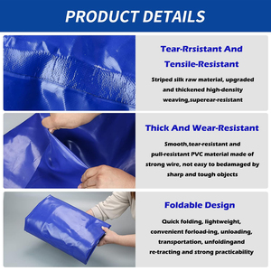 Vectus 100L linh hoạt bền PVC traupauline bể nước bàng quang nước lưu trữ cho thủy lợi & xe sử dụng nhà máy-cung cấp túi - Product Image 6