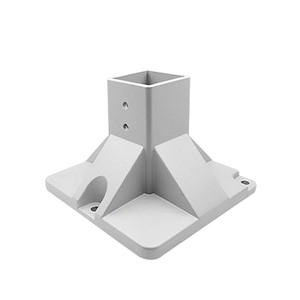 Lang Le High Quality Aluminium Profile Accessories Foot Bracing Pieces Floor Mount Base Plates for Supporting Fixed <strong>Mounting</strong> - Product Image 4