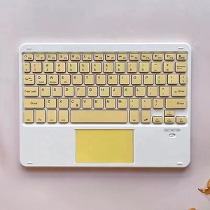 Mini Teclado retroiluminado táctil inalámbrico de 10 pulgadas en idioma OEM para ordenador portátil Tablet PC Teléfono móvil trackpad teclado - Product Image 1