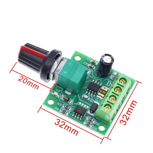 New DC 1.8V 3V 5V 6V 12V 2A <strong>PWM</strong> <strong>Motor</strong> <strong>Speed</strong> <strong>Controller</strong> Low Voltage <strong>Motor</strong> <strong>Speed</strong> <strong>Controller</strong> <strong>PWM</strong> 0~100% Adjustable Drive Module - Product Image 2