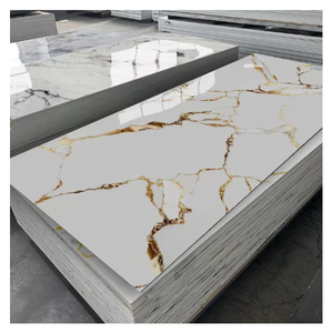 Qualità premium prefabbricata rivestimento interno di marmo foglio di plastica pvc pannelli di parete filippine - Product Image 2