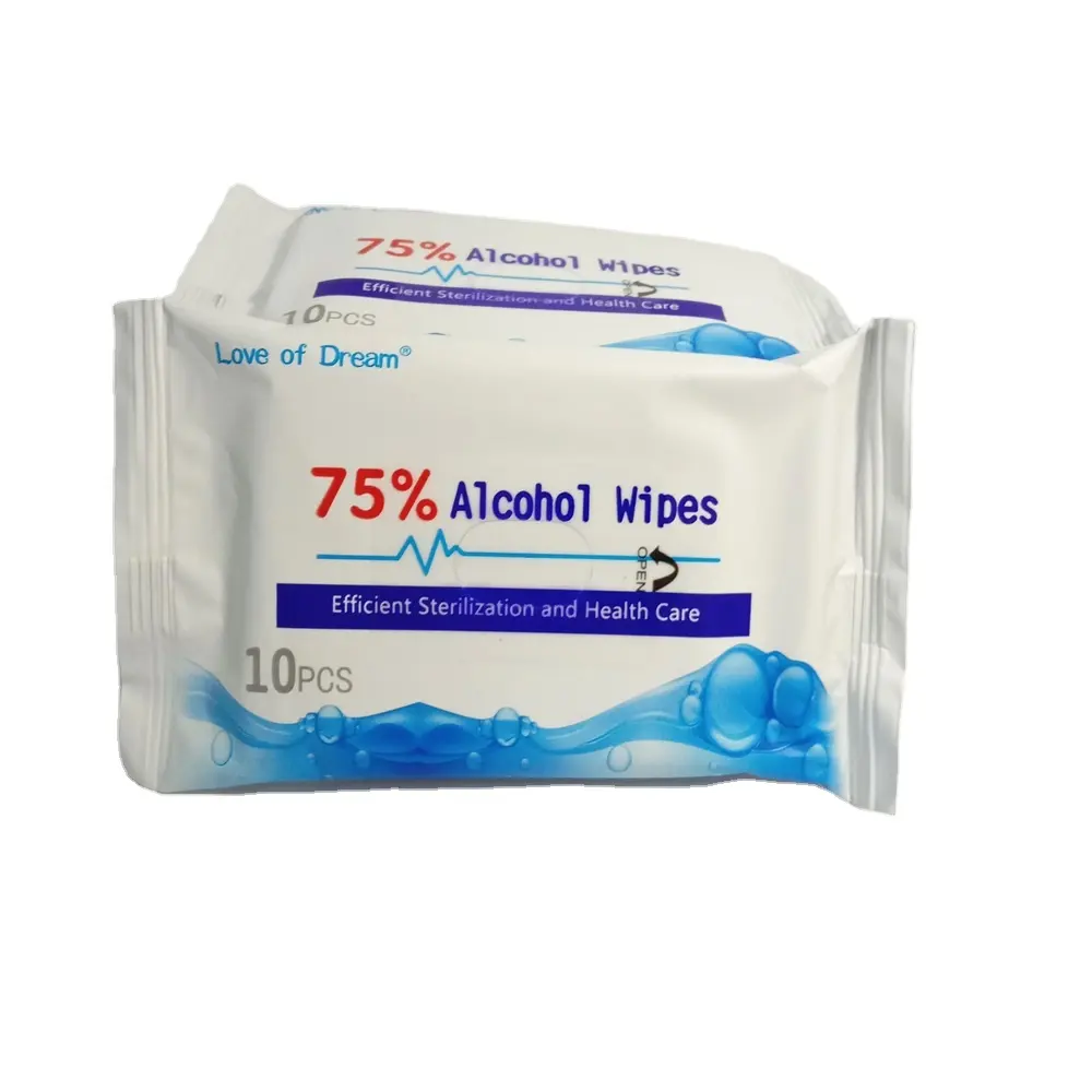 Tela de tablet desinfectável, lente de telefone móvel, limpeza antibacteriana 75% de álcool