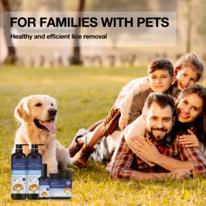 Özel etiket saç bakım ürünü Anti bit saç şampuan ve saç kremi Set koruma saç bakımı derin temiz Anti bit şampuan - Product Image 3