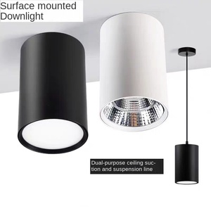 <strong>IP65</strong> Waterproof 12W COB LED Surface Mounted Down Spotlight Suspended Wire Ceiling Light 5 Year Warranty AC85-265V