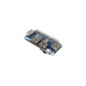 4 Ports <strong>USB</strong> HUB HAT for <strong>Raspberry</strong> <strong>Pi</strong> 3 / 2 / Zero W Extension Board <strong>USB</strong> to UART for <strong>Serial</strong> Debugging compatible with USB2.0/1.1