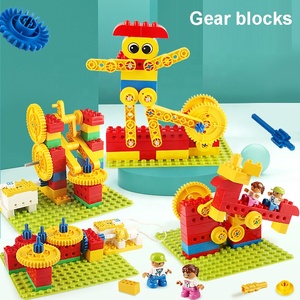 120 pezzi set di blocchi di costruzione per la programmazione di stelo fai da te gruppo telecomando elettrico per ingranaggi di ingegneria giocattolo da costruzione con motore - Product Image 2