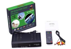 กล่องรับสัญญาณทีวีดาวเทียม,ชุดกล่องรับสัญญาณดาวเทียม T2 + S2 Dvb S2 Dvb T2 H.264 Dvb-t2 Fta Dvb-s2 - Product Image 5