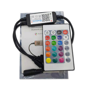 24Key Infrared <strong>Remote</strong> <strong>Control</strong> and Wireless APP 4Pin DC <strong>LED</strong> Light Strip IR Controller