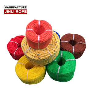 (JINLI-cuerda) 3/8 hebras Color sólido PP/PE cuerda tamaño forma 4mm-120mm embalaje en rollo - Product Image 3