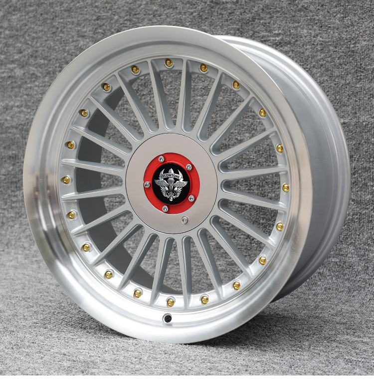 Bordo macchina argento+rivetti oro