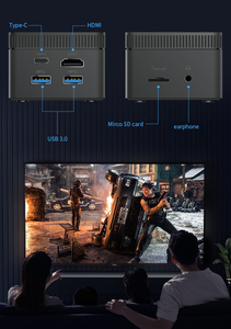 Mini ordenador pequeño OEM ODM Sin ventilador, 8Gb, 16Gb, 32Gb, la mejor calidad, Usb, Nuc Barebone - Product Image 5