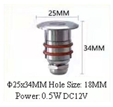 25mm 0.5W