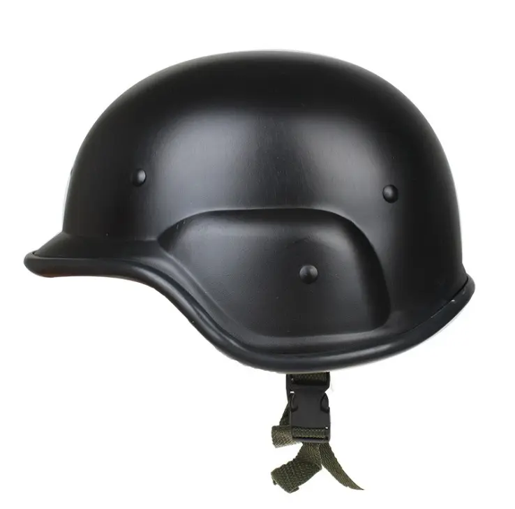 Helm Plastik ABS Kustom Taktis dengan EPP Busa Padat M88 US CS Helm Setengah Wajah Penutup Telinga Cosplay atau Helm Kerja Khusus