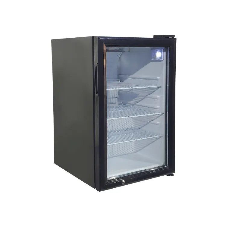 Meisda SC68E столешница маленькая 68 л Коммерческая пивная витрина холодильник с узкой рамкой стеклянная дверь