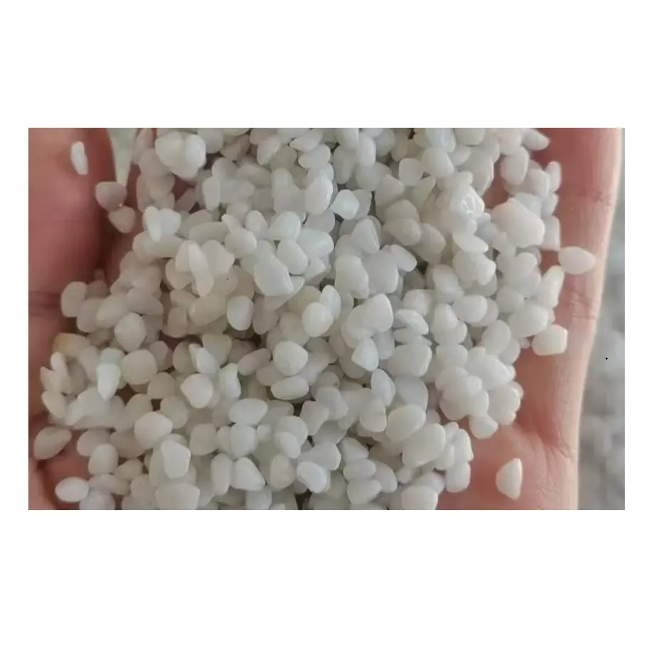 Natural Stone Snow White Landscaping Pebbles Sizes 4-6mm For Garden