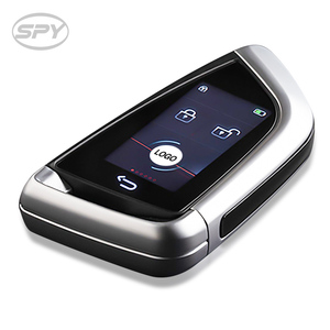 Casus Anti-hijack araba merkezi kilitleme sistemi akıllı araba anahtarı LCD 2way evrensel araba alarm sistemi - Product Image 1