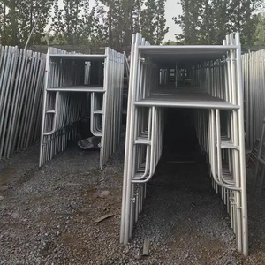 โครงนั่งร้านเหล็กอุตสาหกรรม V-Lock เฟรม3 'โดย6'4'' กรอบชนิด <span class=keywords><strong>BIL</strong></span>-<span class=keywords><strong>Jax</strong></span> เคลือบผง - Product Image 6