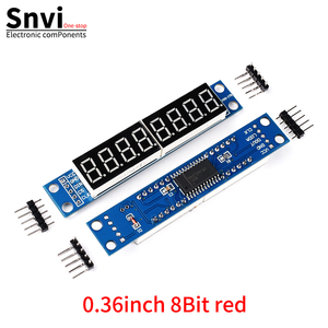 Modulo Display digitale a 4/8 Bit con Driver seriale TM1637 Clock da 0.36 pollici e Display con caratteri a LED regolabili MAX7219 - Product Image 3