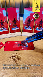 Kính cường lực cạnh bảo vệ 0.33mm Độ dày đầy đủ 9D độ cứng exprotion bằng chứng điện thoại di động bảo vệ màn hình phim cho Infinix - Product Image 5