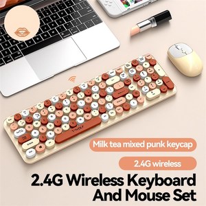 Juego de teclado de ratón inalámbrico para juegos TF350 2,4G, juego de teclado y ratón para ordenador de oficina en casa - Product Image 6