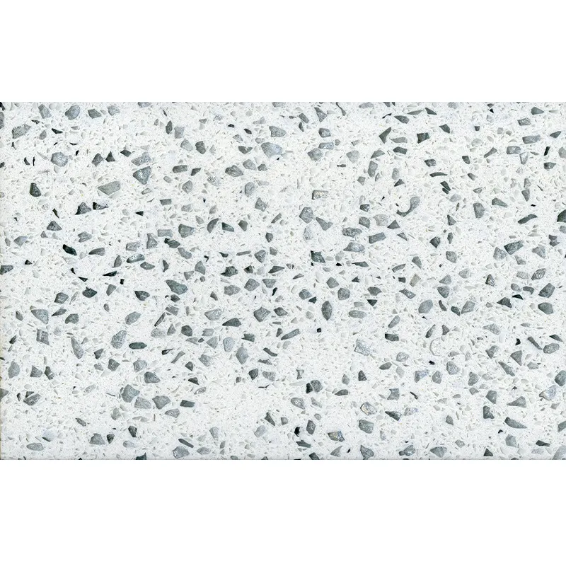 Luxus Noble Silver Sparkle Künstliche Quarz steinplatte Sommerlich Quarz Weiß Farbe Artificia Stone Solid Surface Wand platte