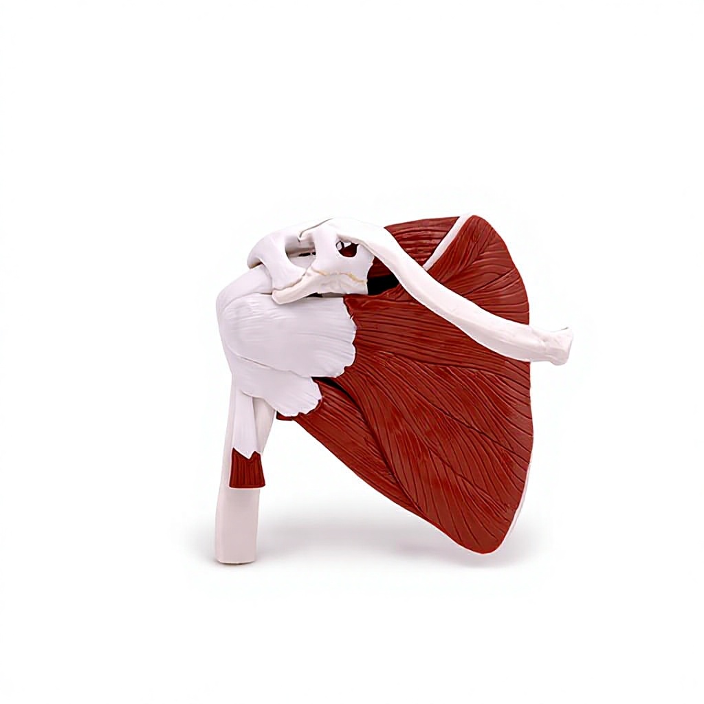 muscle de l'épaule rouge