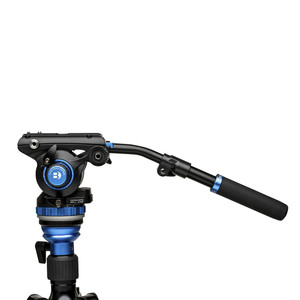 Miễn Phí Vận Chuyển Benro S6PRO Fluid Tripod 65Mm Đầu Quay Video Di Chuyển Cho Thanh Trượt Máy Ảnh DSLR <span class=keywords><strong>Monopod</strong></span> Quay Video - Product Image 3