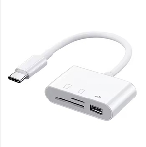 2024 Drop Ship Factory Atacado relâmpago para HDMI-compatibl Adaptador VGA Áudio AV Conector Digital Múltiplo
