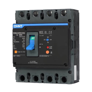 Yeni ve orijinal Chint NXMLE-125S 32A 40A 50A 63A 4P NM1LE MCCB kalıplı durumda devre kesici kaçak koruma ile - Product Image 5