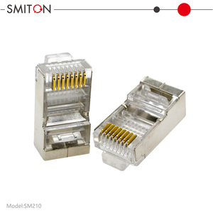 Vergoldeter Cat5e Cat 5 FTP RJ45-Anschluss 8 P8C Geschirmter Computerst ecker für Netzwerk anschlüsse Ethernet-Anschlüsse - Product Image 4