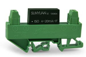 24VDC Loop Powered Two-Wire 4-20mA Converter <strong>Output</strong> Signal Conditioner for PLC Programming and Industrial Control