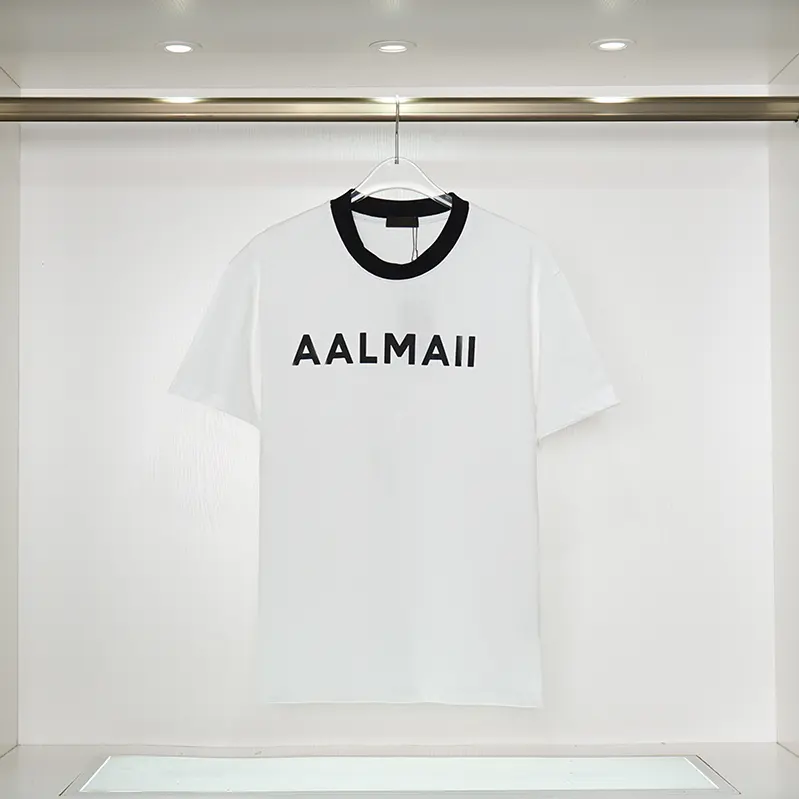 SIGH-camisetas de algodón con estampado de letras para hombre, ropa de diseño de lujo, venta al por mayor