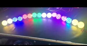 La migliore vendita impermeabile rgb amusement park led light fairground light amusement 60mm auto program - Product Image 5