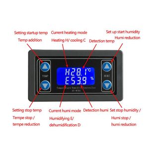 Termostato Digital de Temperatura y Humedad, Controlador de Termostato, DC 6V-30V, Termopar, Pantalla LCD, Sensor SHT20, A, 30V - Product Image 4