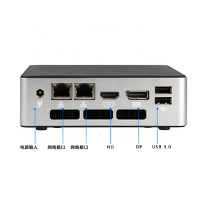 Personalizzabile compatto Fanless Computer doppia porta di rete industriale Mini PC con seriale per HDMI ServerTerminal nuova condizione - Product Image 6
