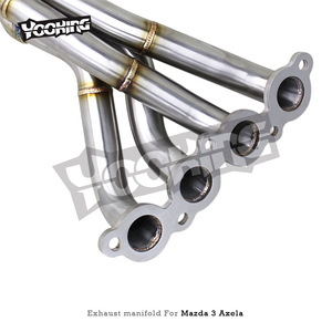 หัวท่อไอเสียสำหรับ MAZDA 3 Axela 1.5L/2.0L 2014-2023ท่อ SS304 4ถึง1ท่อร่วมไอเสียท่อไอเสียแบบแอคทีฟ - Product Image 3