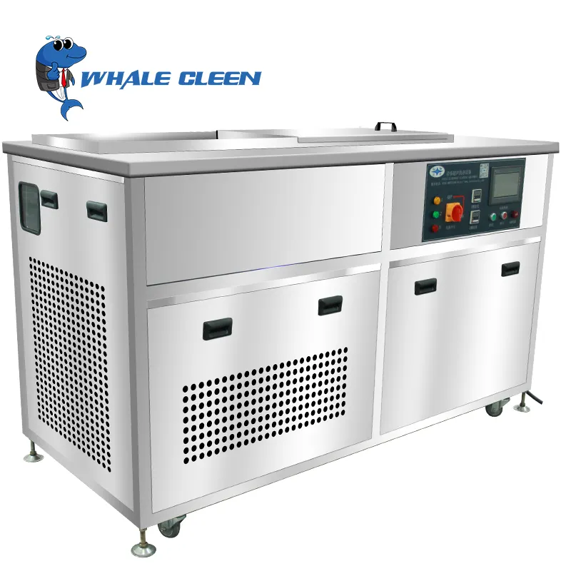 Industrial Two Tanks Power Adjustable Gas Phase Refrigeration 264L 360L 560L Ultrasonic Cleaner For Special Use