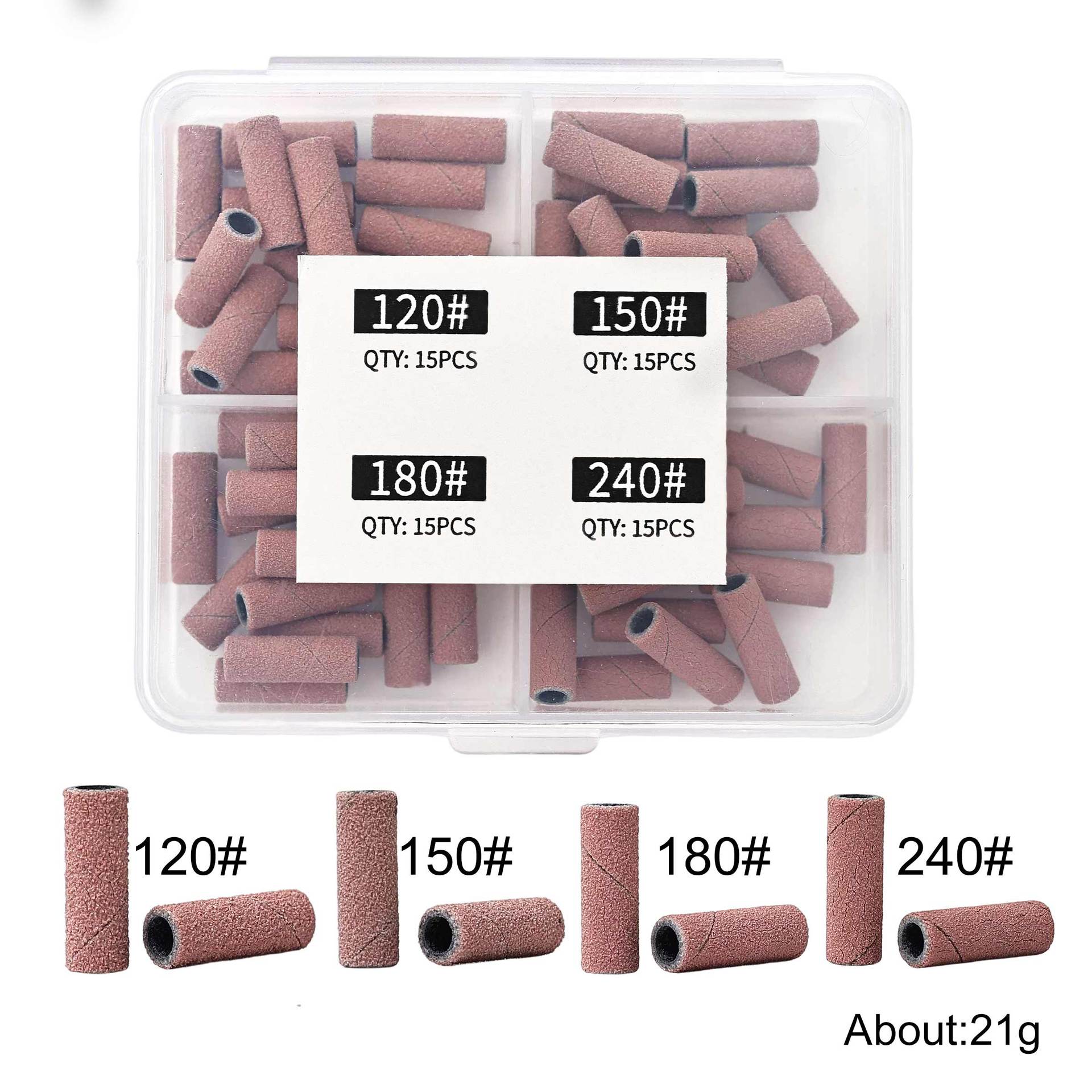 แหวนทรายขนาดเล็กแบบไร้รอยต่อ แพ็ค 4 ชิ้น - 60 ชิ้น