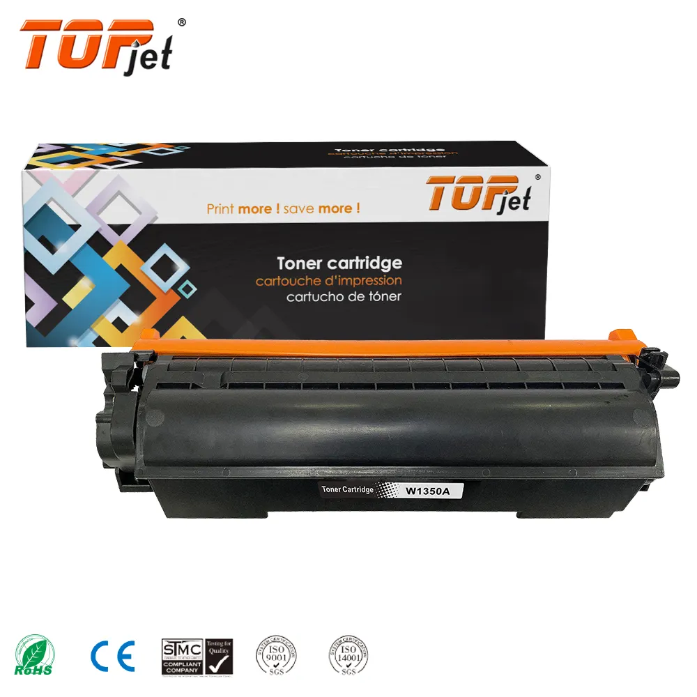 Topjet W1350A W1350 135A Toner Laser Cartridge Premium dengan Chip kompatibel untuk HP Laserjet MFP m234dw m234dwe PRO M209 Printer